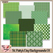 St. Patty's Day Backgrounds 01 - CU4CU - FS
