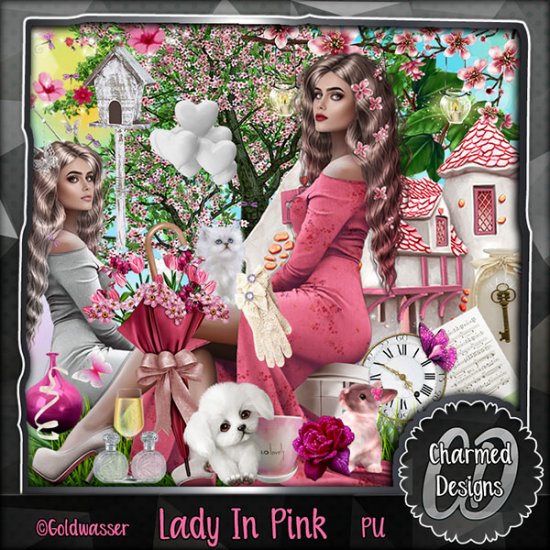 Lady In Pink - Click Image to Close