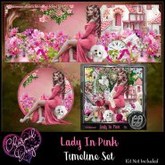 Lady In Pink Timeline Set