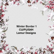Winter Border 1 by Lemur Designs