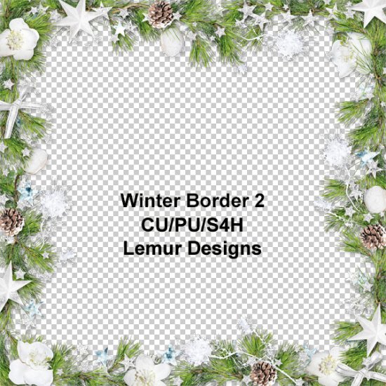 Winter Border 2 by Lemur Designs - Click Image to Close