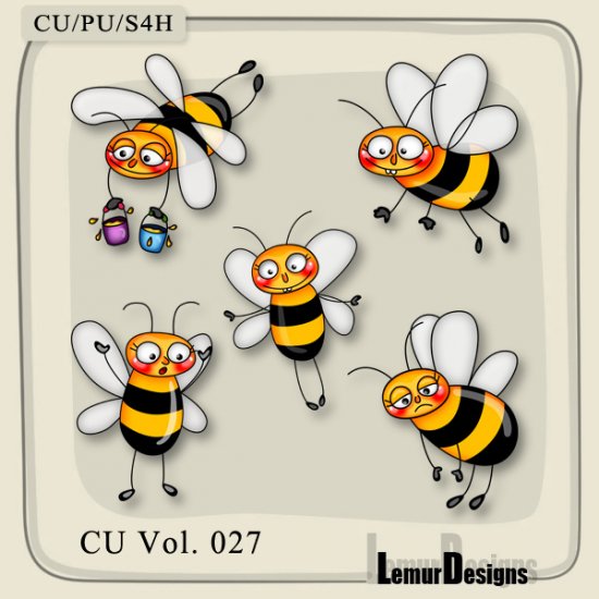 CU Vol. 027 Bees by Lemur Designs - Click Image to Close