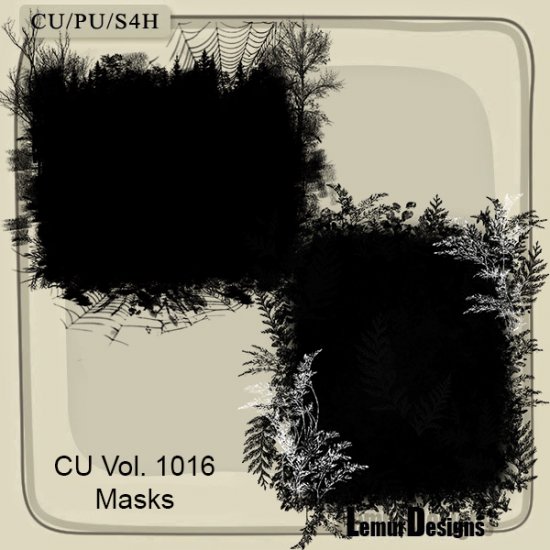 CU Vol. 1016 Masks by Lemur Designs - Click Image to Close