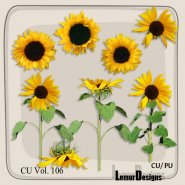 CU Vol. 106 Sunflowers by Lemur Designs
