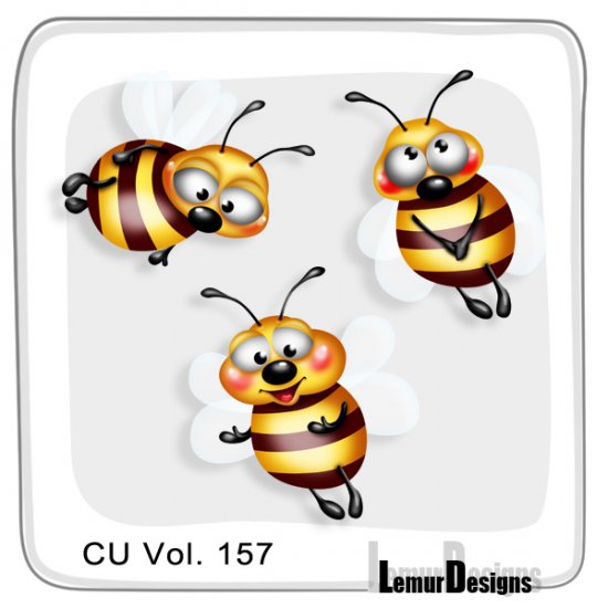 CU Vol. 157 Bees by Lemur Designs - Click Image to Close