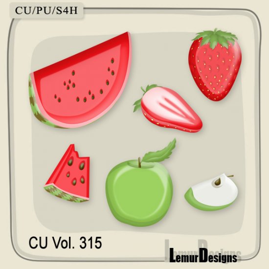 CU Vol. 315 Fruits by Lemur Designs - Click Image to Close