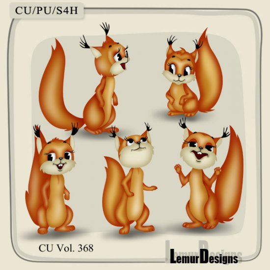 CU Vol. 368 Animals by Lemur Designs - Click Image to Close