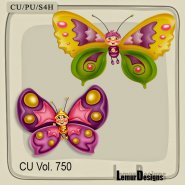 CU Vol. 750 Butterflies