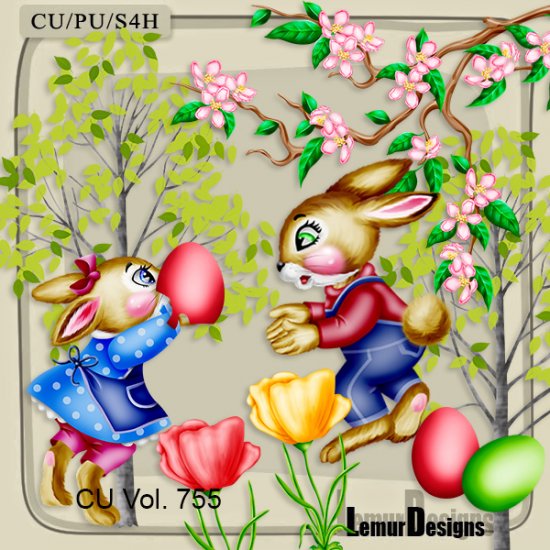 CU Vol. 755 Easter by Lemur Designs - Click Image to Close