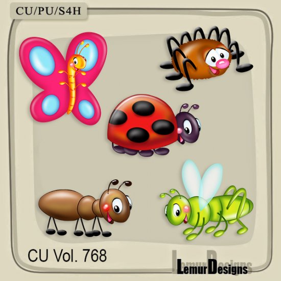 CU Vol. 768 Insects - Click Image to Close