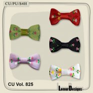 CU Vol. 825 Bows by Lemur Designs