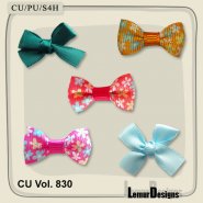 CU Vol. 830 Bows by Lemur Designs