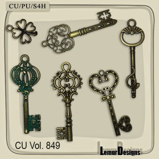 CU Vol. 849 Key by Lemur Designs - Click Image to Close