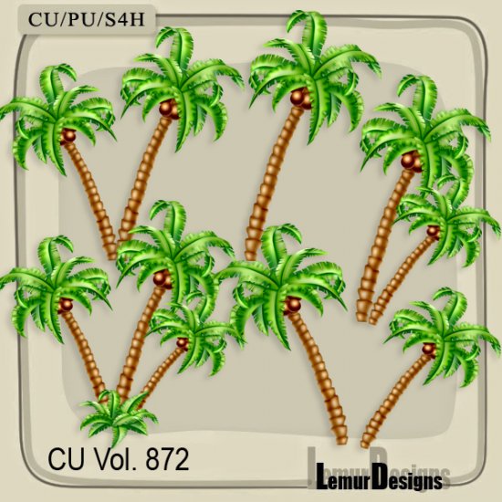 CU Vol. 872 Palm tree by Lemur Designs - Click Image to Close