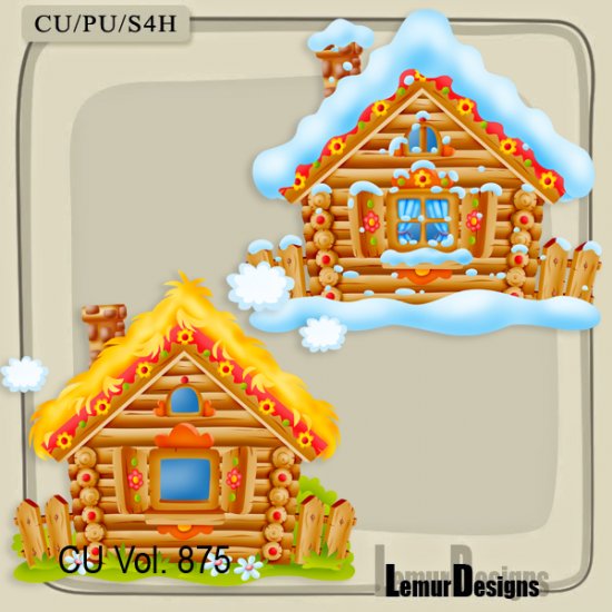 CU Vol. 875 Houses by Lemur Designs - Click Image to Close