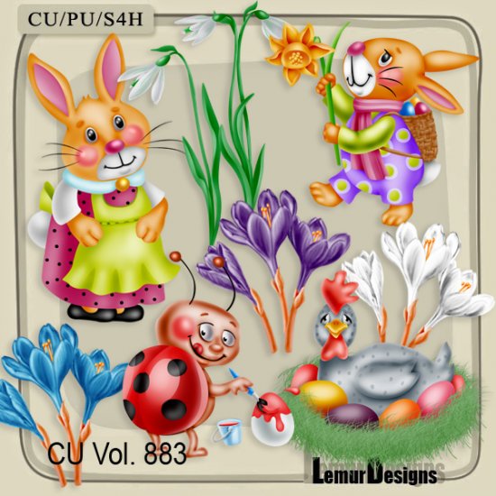 CU Vol. 883 Easter by Lemur Designs - Click Image to Close