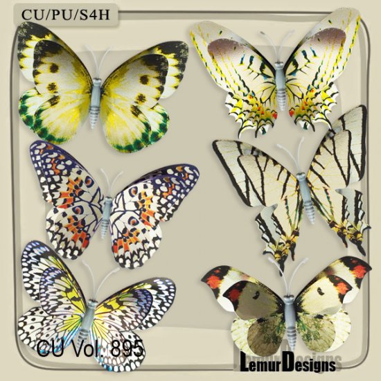 CU Vol. 895 Butterfly by Lemur Designs - Click Image to Close