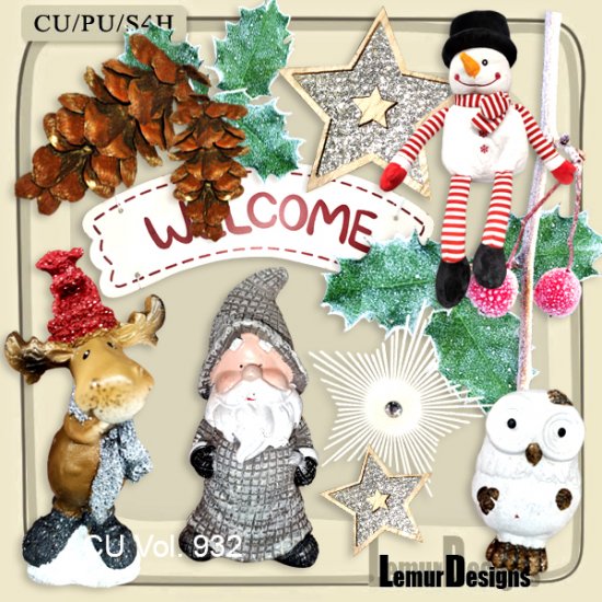 CU Vol. 932 Christmas by Lemur Designs - Click Image to Close