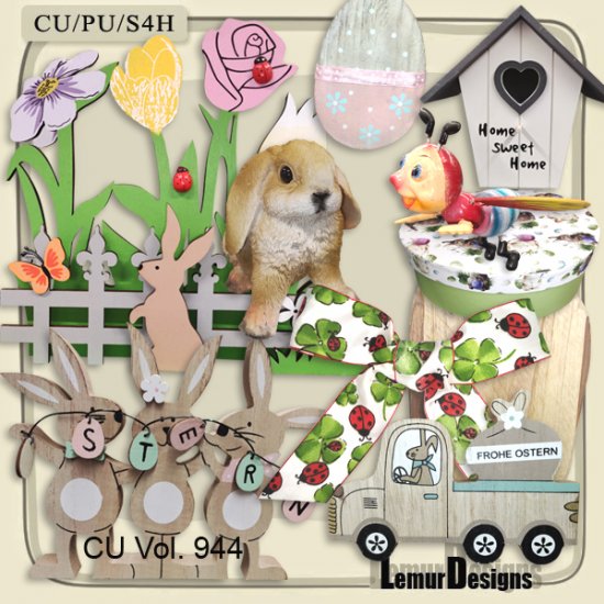 CU Vol. 944 Spring Easter by Lemur Designs - Click Image to Close