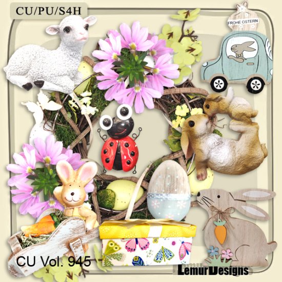 CU Vol. 945 Easter by Lemur Designs - Click Image to Close