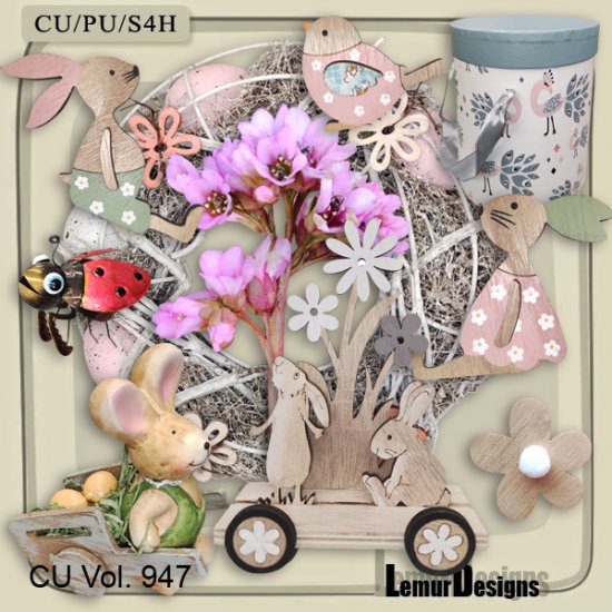 CU Vol. 947 Easter by Lemur Designs - Click Image to Close