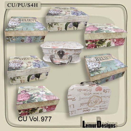 CU Vol. 977 Gift Box by Lemur Designs - Click Image to Close