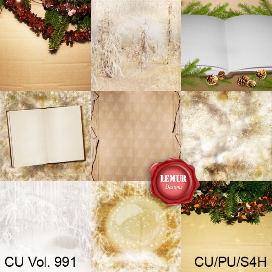 CU Vol. 991 Winter Papers by Lemur Designs - Click Image to Close