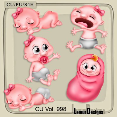 CU Vol. 998 Girl by Lemur Designs