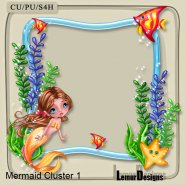 Mermaid Cluster 1 by Lemur Designs
