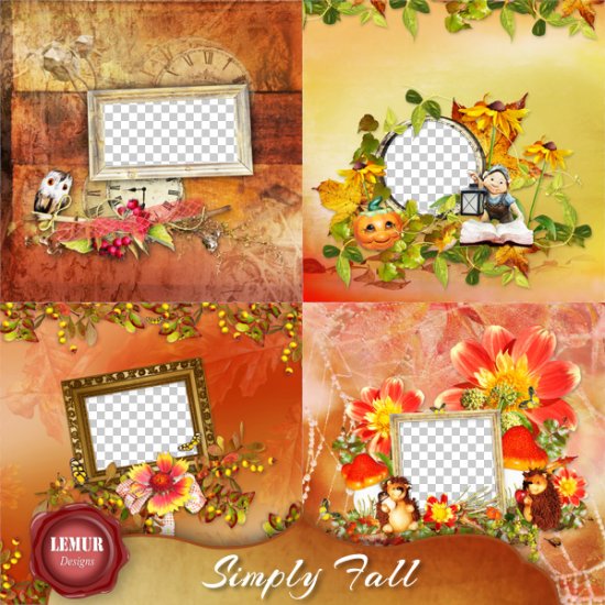 Simply Fall QPs by Lemur Designs - Click Image to Close