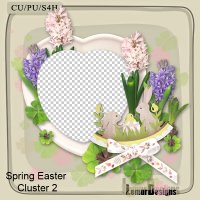 Spring Easter Cluster 2 by Lemur Designs