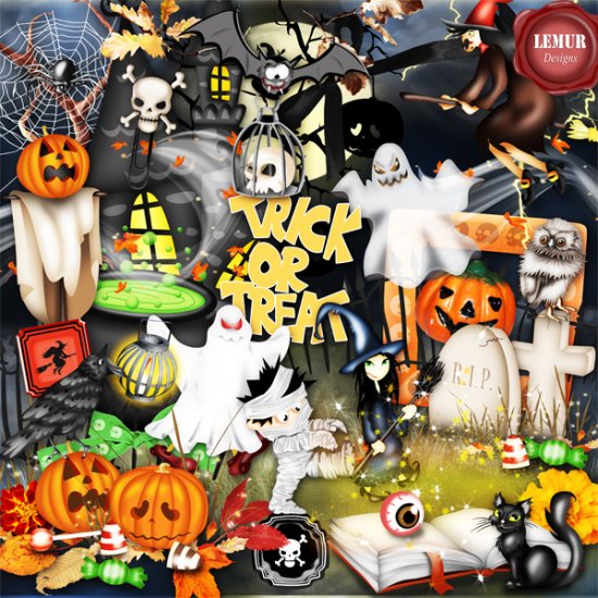 Trick or Treat by Lemur Designs - Click Image to Close