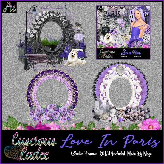 Love In Paris Cluster Frames - Click Image to Close