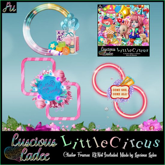 Little Circus Cluster Frames - Click Image to Close