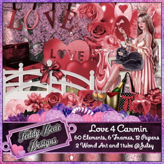 TBD Kit Love 4 Carmin - Click Image to Close