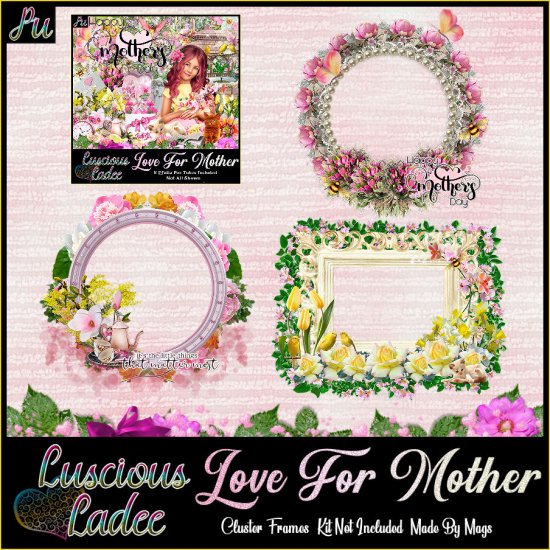 Love For Mother Cluster Frames - Click Image to Close