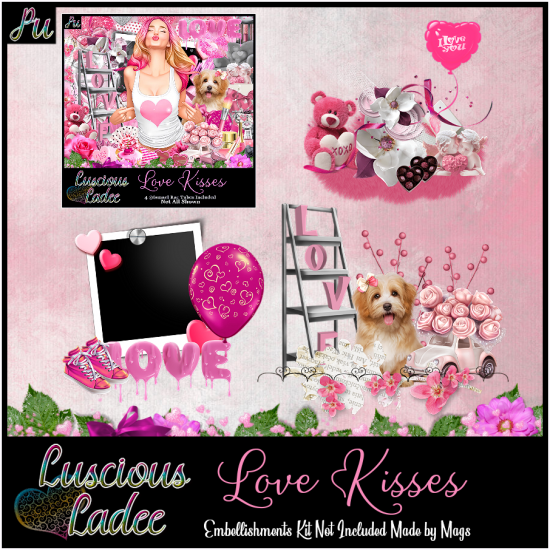 Love Kisses Embellishments - Click Image to Close