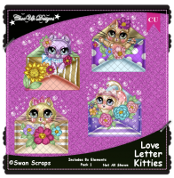 Love Letter Kitties Elements CU/PU Pack 1