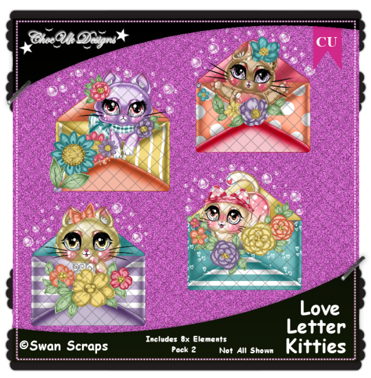Love Letter Kitties Elements CU/PU Pack 2 - Click Image to Close