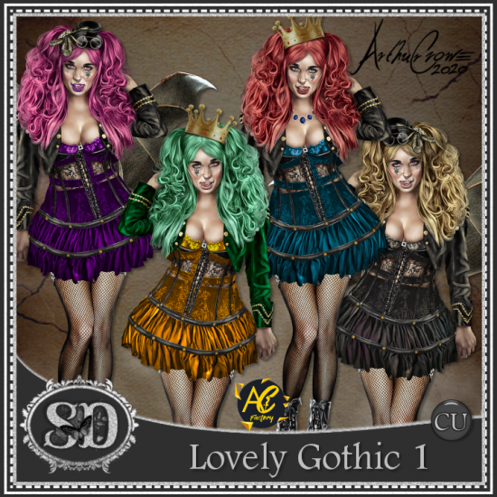 Lovely Gothic 1 - Click Image to Close