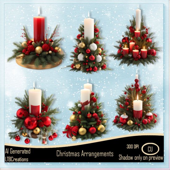AI - Christmas Arrangements - Click Image to Close