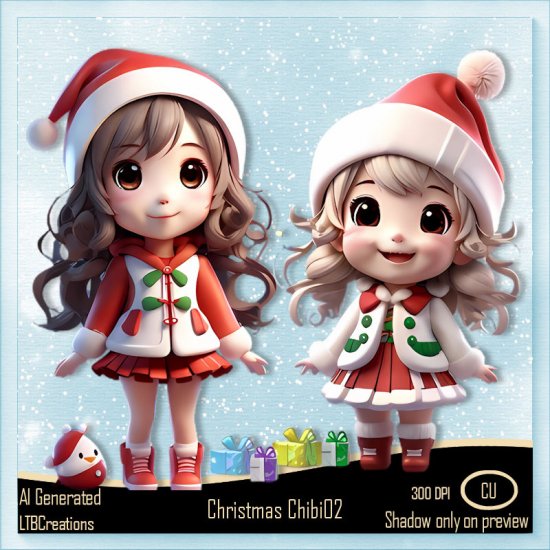 AI - Christmas Chibi02 - Click Image to Close