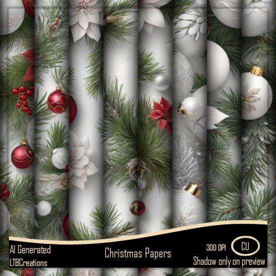 AI - Christmas Paper - Click Image to Close