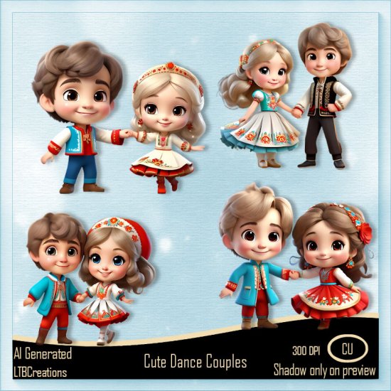 AI - Cute Dance Couples - Click Image to Close