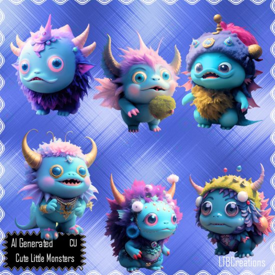 AI - Cute Little Monsters - Click Image to Close