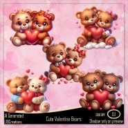 AI - Cute Valentine Bears