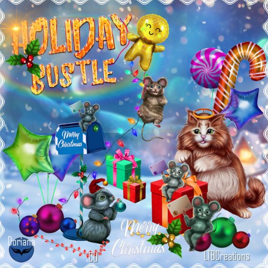Holiday Bustle by Doriana - Click Image to Close