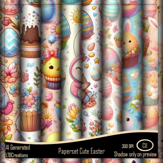 AI - Paper Cute Easter - Click Image to Close