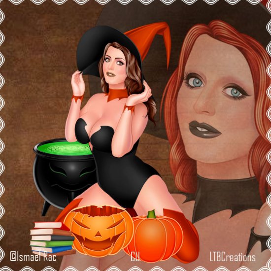 Sexy Cute Witch by Ismael Rac - Click Image to Close