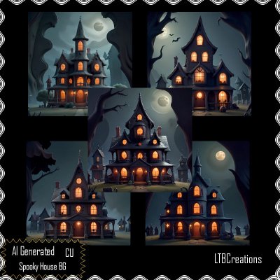 AI - Spooky House - Background